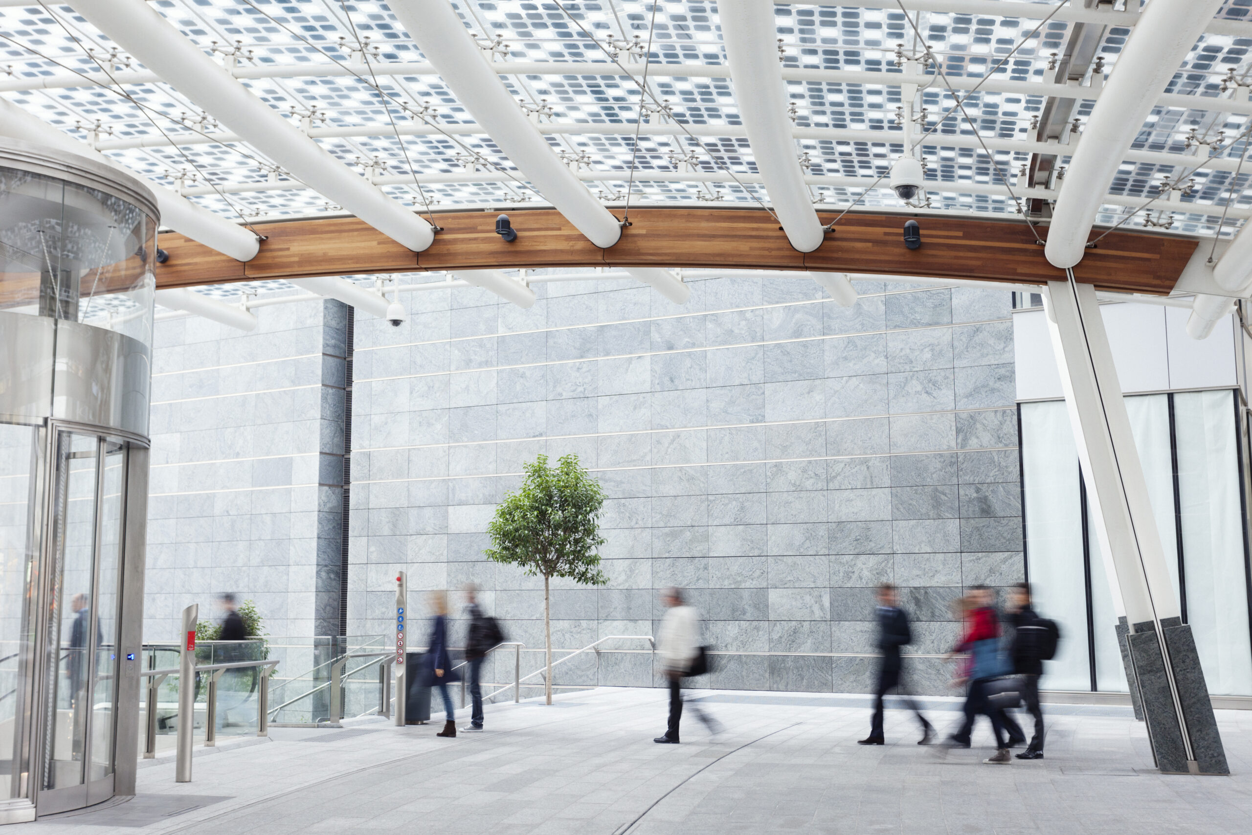 Lobby of Office Space